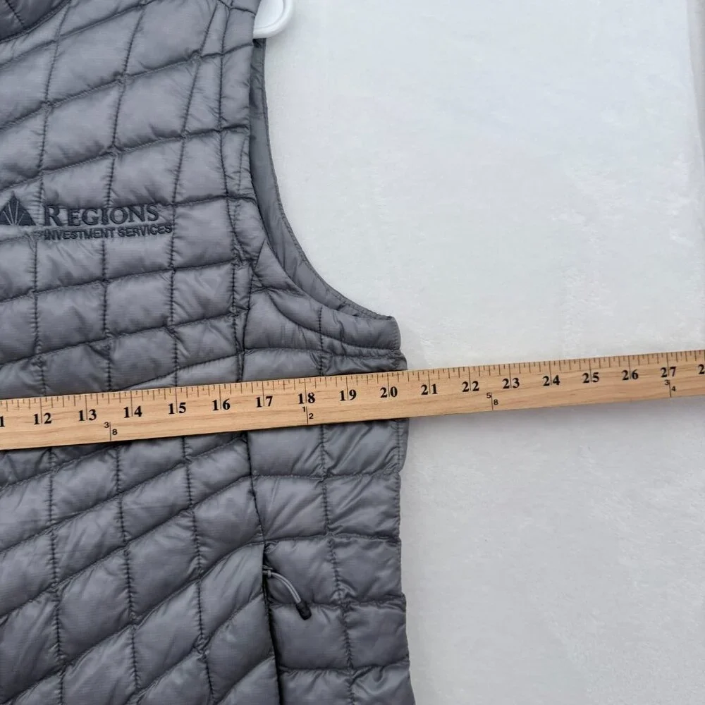 The North Face Puffer Vest Womens L Full Zip Lightweight Thermobal Line